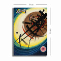 Tablou decorativ, 70100KANDINSKY031, Canvas, Lemn, Multicolor
