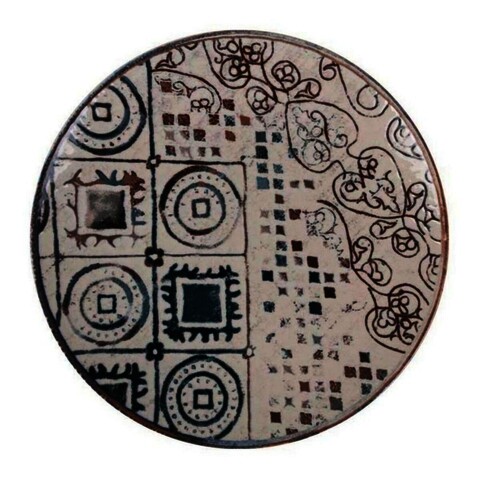 Farfurie pentru desert greece, la mediterranea, Ø20 cm, portelan, multicolor