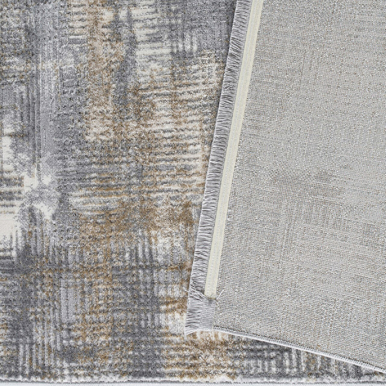 Covor, Notta 1107, 100x400 cm, 60% polipropilena/40% poliester, Gri / Bej / Crem - 2 | YEO