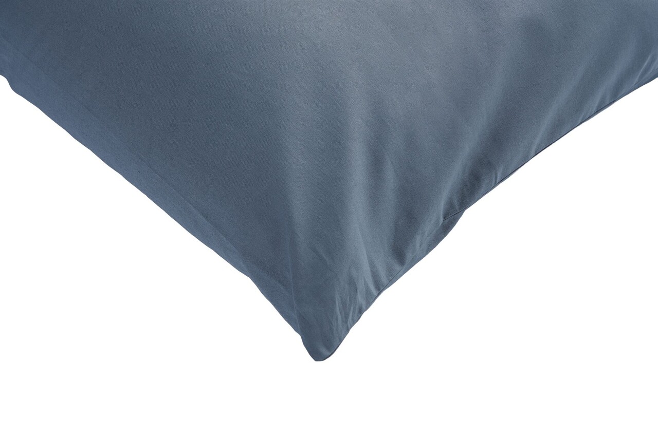 Lenjerie de pat dubla Super King (EU) (IT), L'essentiel Maison, Plain, Antracit - view 5