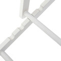 Sezlong Riges, Homla, 120x56x2.8/6 cm, lemn, alb/albastru