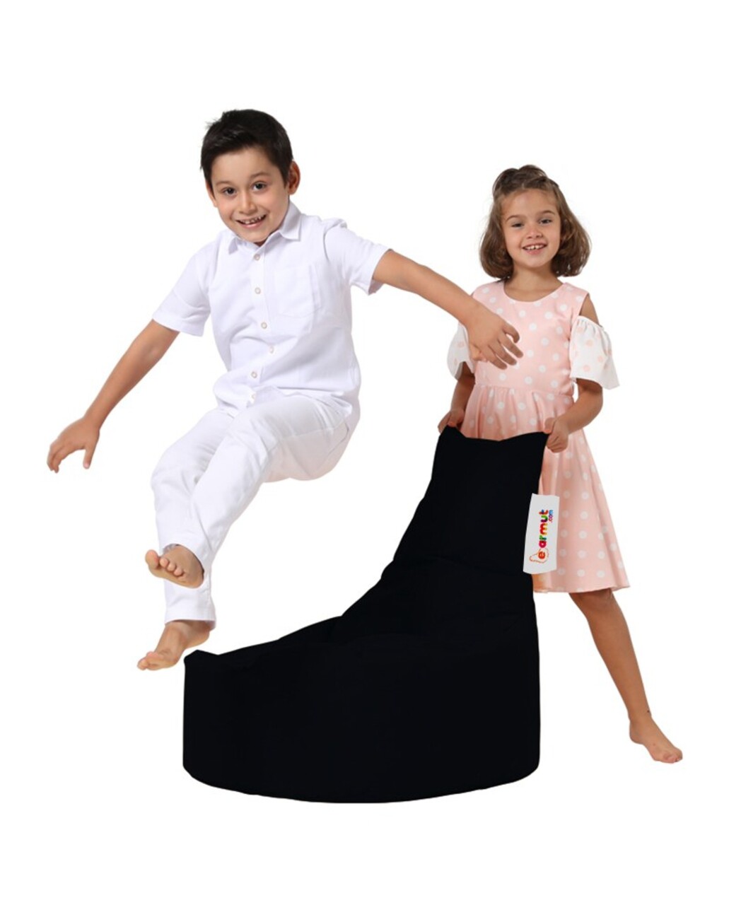 Fotoliu de gradina Bean Bag, Hanah Home, 248FRN1402, Negru - view 8