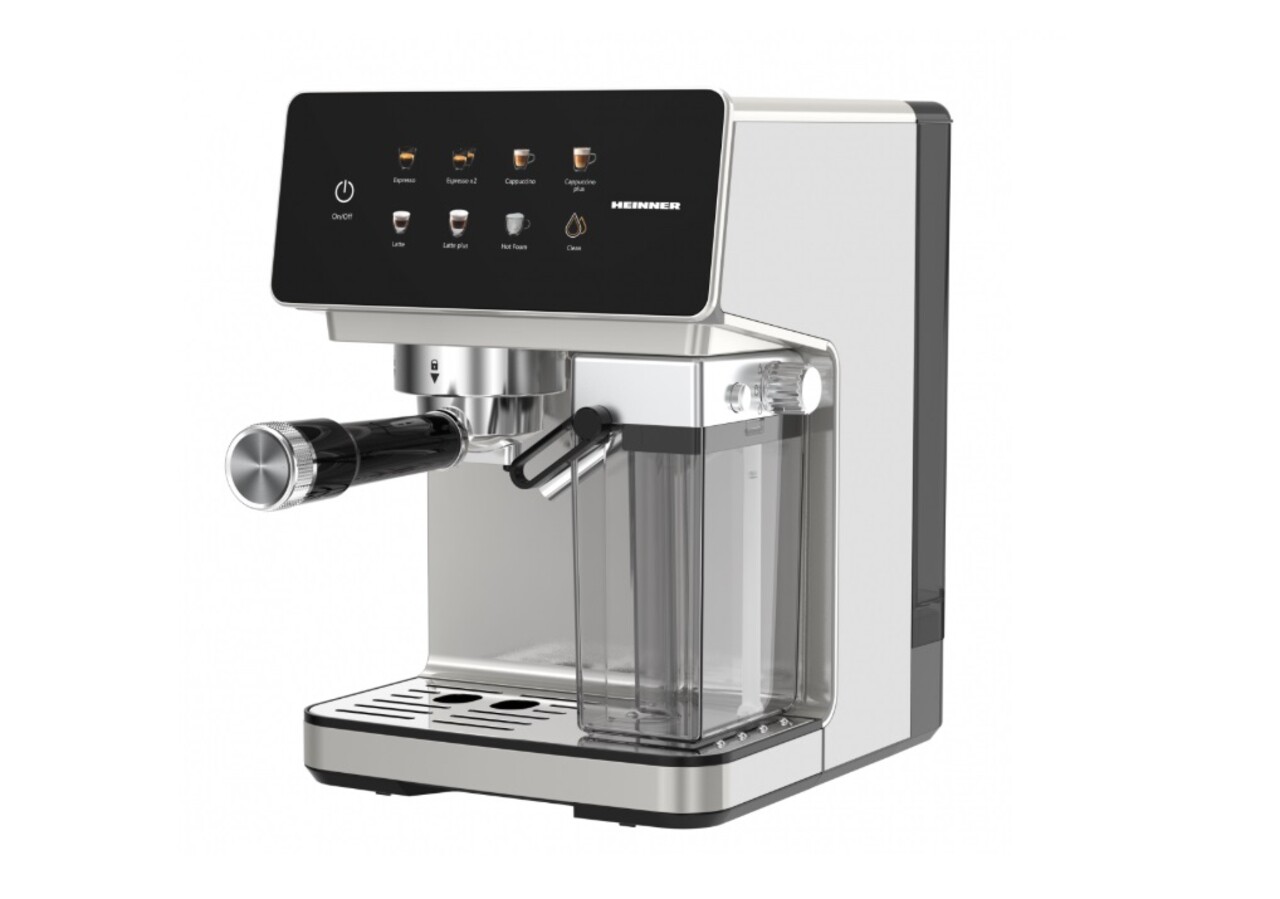 Espressor digital Heinner, 1350W, 20 Bar, 1.6L, crem/negru - imagine 7