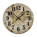 Ceas de perete Vintage World, Versa, Ø80 cm, MDF