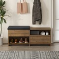 Pantofar, Decortie, Filux Bench, 120.3x51x40.5 cm, PAL, Maro