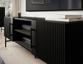 Comoda TV ELTAP, Raftt, 152x42x55 cm, PAL/MDF, negru