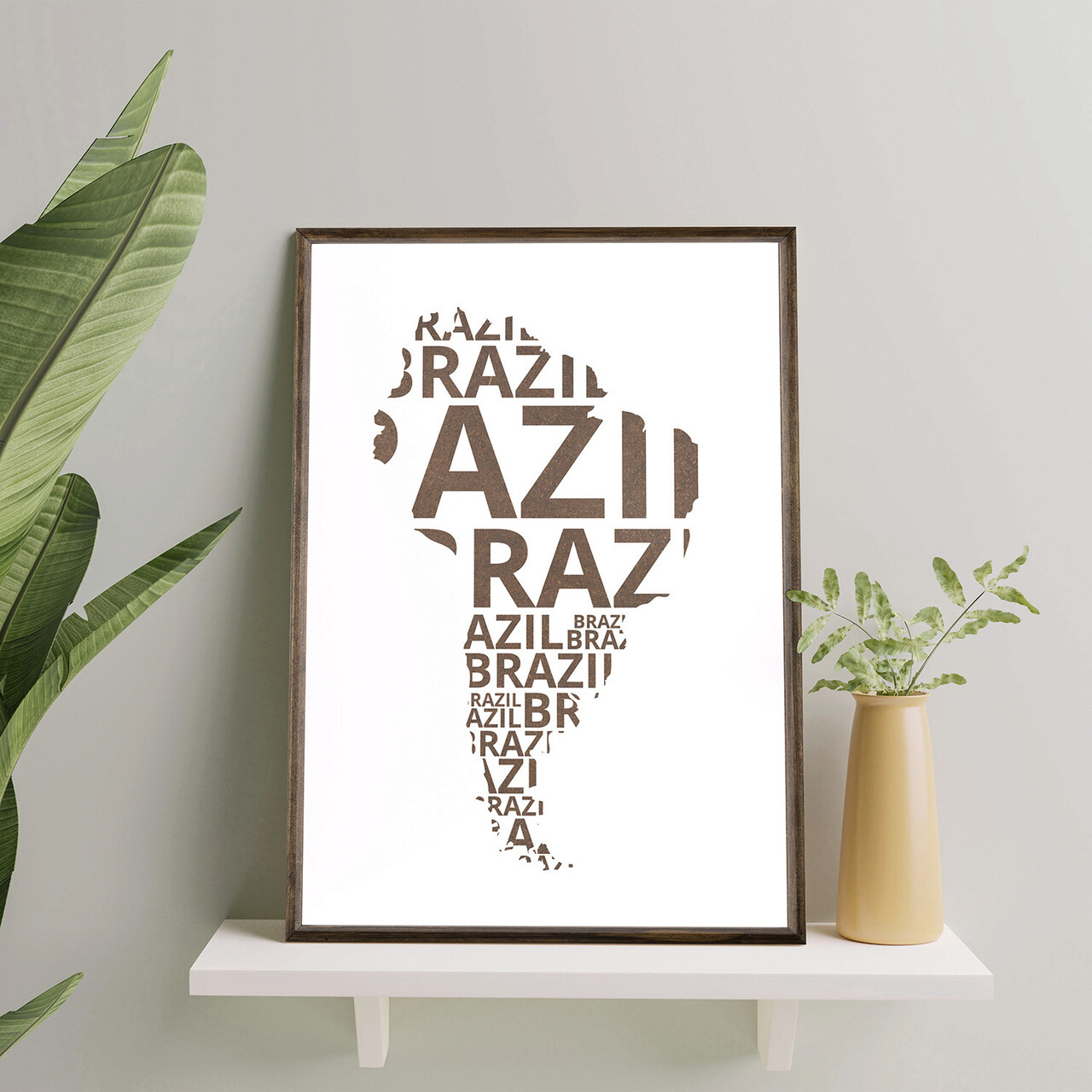 Tablou decorativ TD081 Lemn Desenat manual Natural