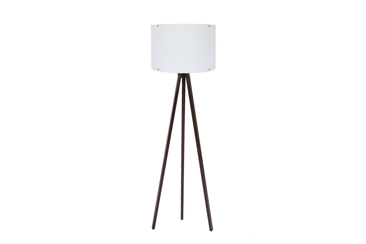 Lampadar, 128, FullHouse, 38 x 145 cm, 1 x E27, 60W, alb/maro