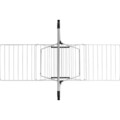Uscator de rufe cu suport umerase, Brabantia, Hangon Metallic, 25 m capacitate de uscare, otel, gri metalizat