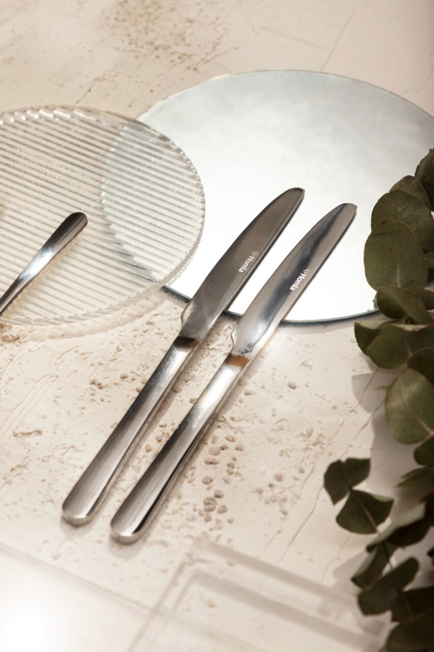 Set tacamuri 24 piese Lugano, Homla, inox 18/0, argintiu - imagine 11