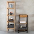 Organizator baie cu 5 rafturi Barron, Versa, 34 x 33 x 140 cm, bambus