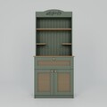 Dulap de bucatarie, Miwood, Lucas 1600-129, 80x100x42 cm, PAL, Verde