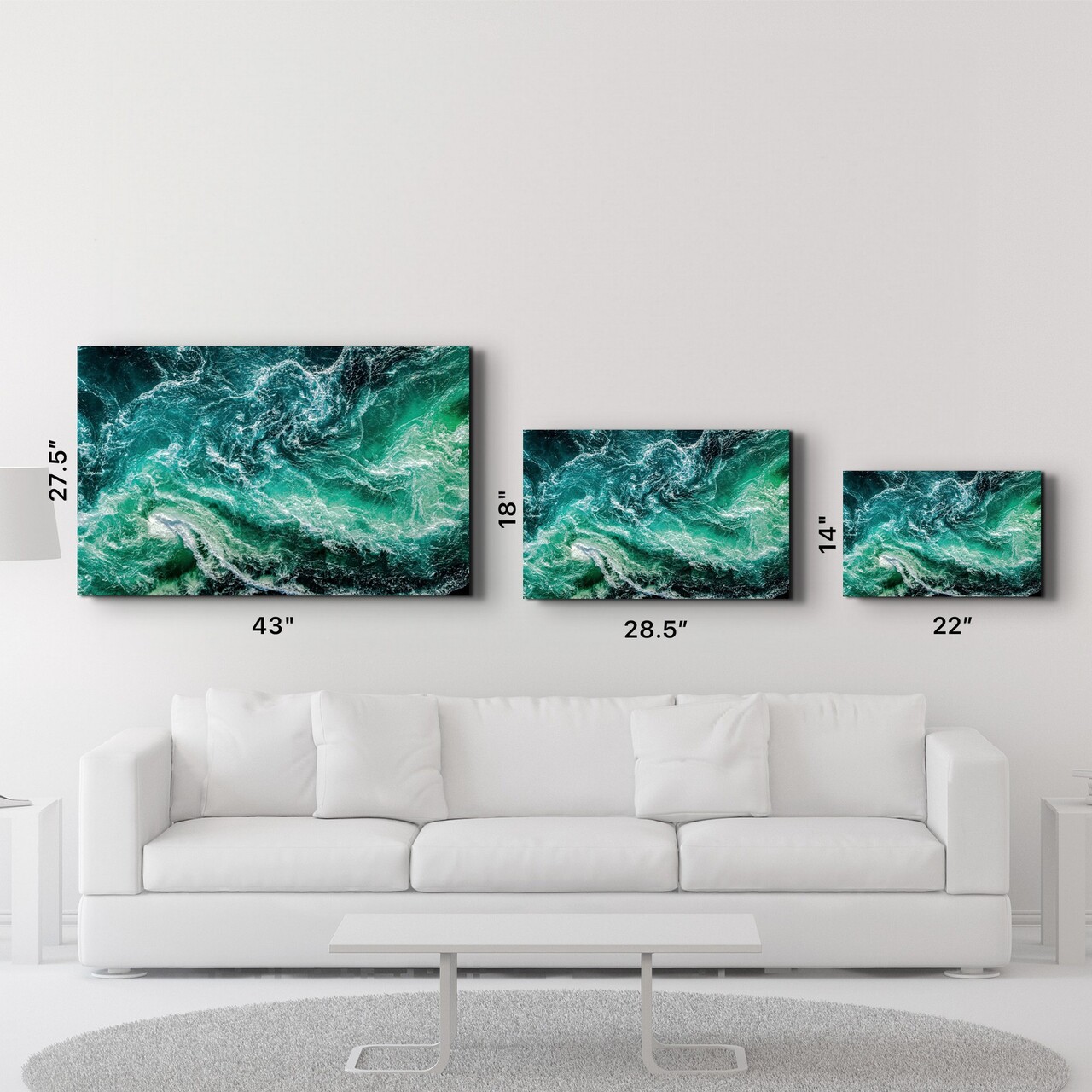 Tablou decorativ, CAM-1020, Dimensiune: 35 x 55 cm, Multicolor - view 6