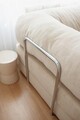 Canapea extensibila cu 3 locuri, Evalina, 383EVN1270, Material: 100% catifea PES, Bej