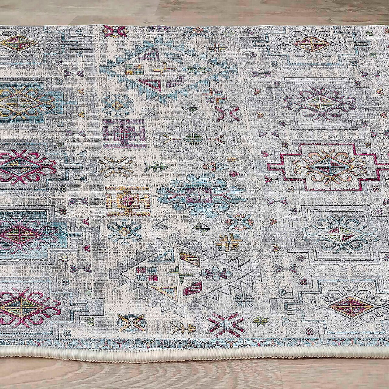 Covor, Woosonıl107, 140x220 cm, Multicolor — imaginea 6