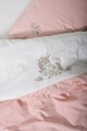 Lenjerie de pat pentru copii, Bonic - White, Cotton Box, Bumbac 