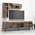 Comoda TV, Hommy Craft, Samba, 180x52x35 cm, Maro