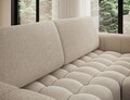 Coltar extensibil dreapta 4 locuri ELTAP, Bon-220, Bonett, 250x175x92 cm, lemn/poliester, bej deschis