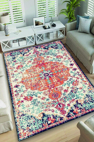 Covor, adobe Şönil cotton , 200x290 cm, 70% bumbac/30% poliester, multicolor
