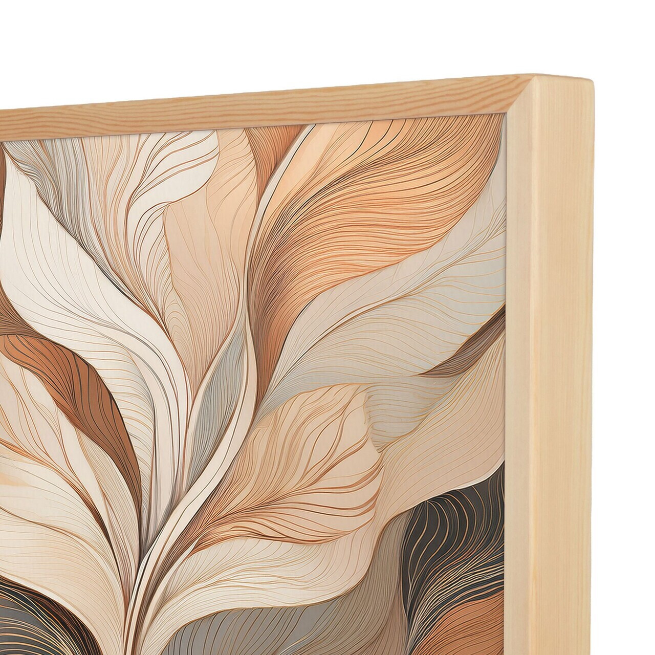 Tablou decorativ, Cc-D-Ah-1005 70 x 95, Canvas, Cadru: 100% LEMN (Grosime: 18 mm), Multicolor - view 3