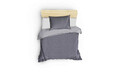 Lenjerie de pat pentru o persoana Bamboo (FR), 2 piese, Bamboo - Blue, Cotton Box, 60% bumbac satinat/40% bambus