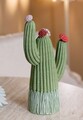 Figurina /sculptura decorativa Cactus, Mauro Ferretti, 10.5x6.5x20.5 cm, polirasina, multicolor