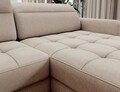 Coltar extensibil dreapta 4 locuri ELTAP, RT-18RAQ, Berrto, 306x165x100 cm, lemn/poliester, bej
