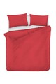 Lenjerie de pat dubla King (US) Fresh Color, Mijolnir, 3 piese, 260x220 cm, bumbac ranforce, rosu