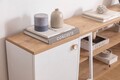 Comoda TV, Arnetti, Lissa Dolapli Tv Stand, 160x30x48 cm, PAL, Safir / Alb