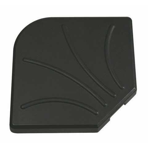 Baza pentru umbrela de gradina 25 kg, 47 x 47 x 5.5 cm, ciment, negru