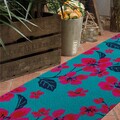 Traversa pentru hol Susy Toluca, Decorino, 67x200 cm, polipropilena, turcoaz