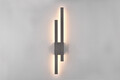 Aplica de perete pentru exterior Tawa, TRIO, 9.5x6.5x62 cm, 9W, 2x SMD, aluminiu, antracit