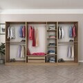 Dulap pentru haine, Hanah Home, Nisa, 315x210x52 cm, Dore