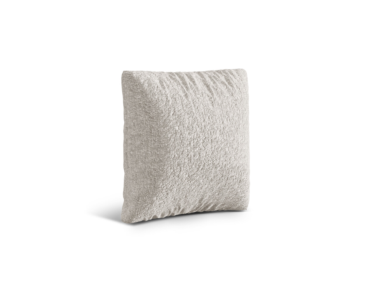 Perna decorativa, Nuria-260, Micadoni Home, 50x50 cm, tesatura boucle, gri bej melange