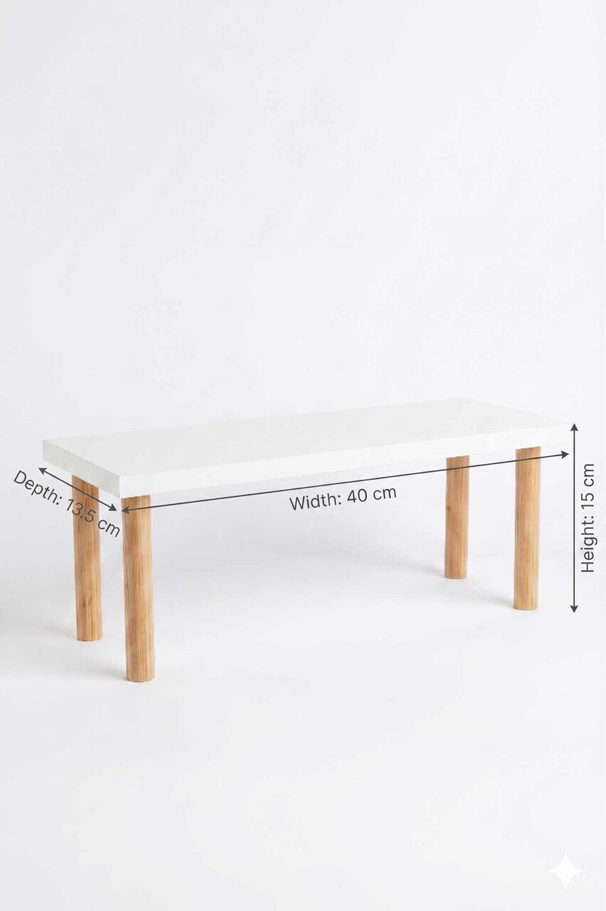 Raft de bucatarie, Hanah Home, Ck37C, 40x15x13.5 cm, PAL, Alb — imaginea 3