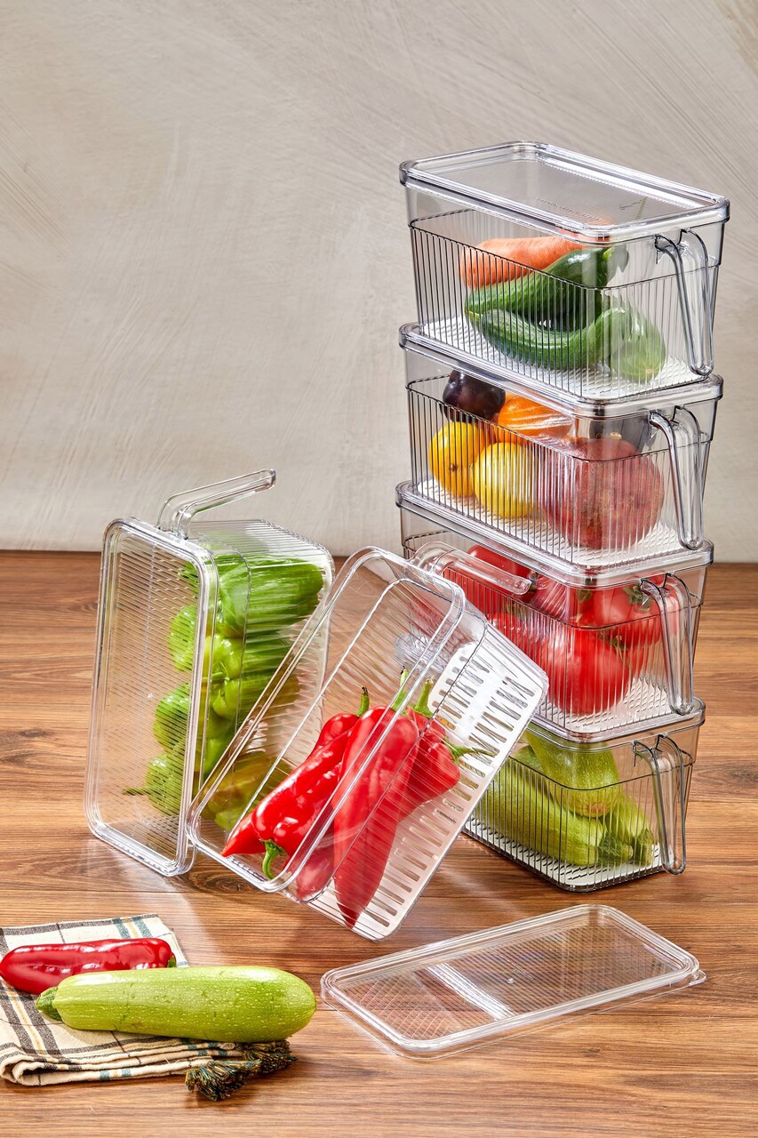 Set recipiente depozitare, Hermia, 452PTR1164, Transparent - imagine 2