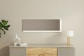 Oglinda decorativa, Siam, Lariya, 40x120x2.2 cm, MDF , Alb