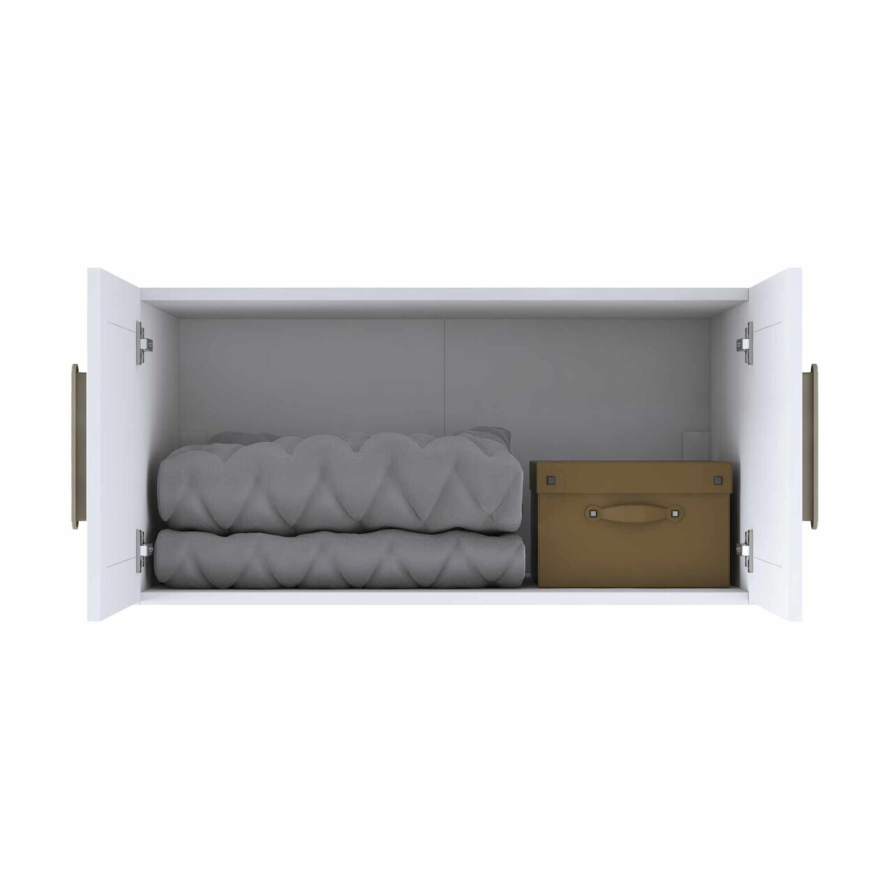 Dulap pentru haine, Hanah Home, BA263, 90x45x57.5 cm, Alb — imaginea 4