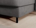 Coltar extensibil dreapta 4 locuri ELTAP, RT-03TOS, Berrto, 306x165x100 cm, lemn/poliester, gri inchis