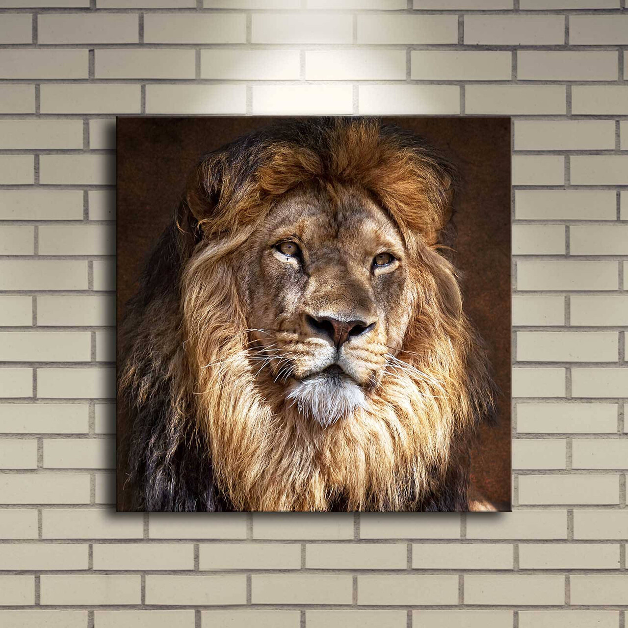 Tablou decorativ cu lumina LED, 4040İACT-20, Dimensiune: 40 x 40 cm, Multicolor - view 2