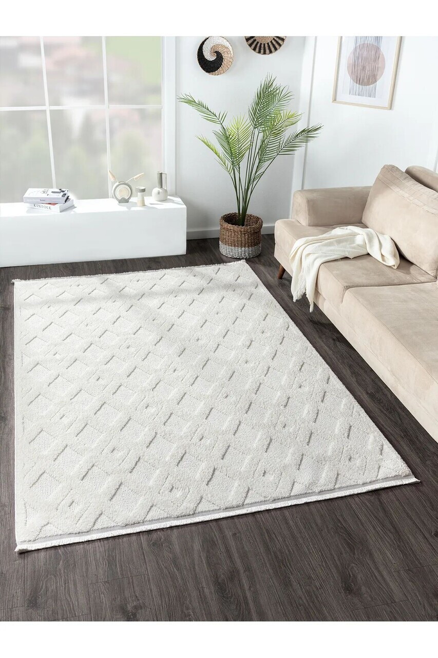 Covor, 0279C, 80x300 cm, Polipropilena, Crem