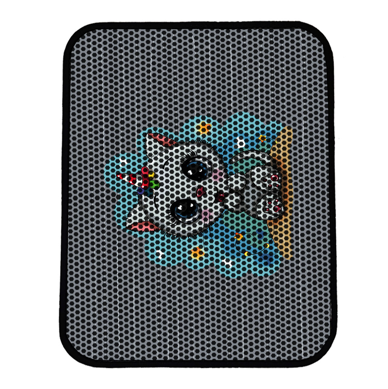 Covoras litiera pentru colectarea granulelor de nisip, Wallxpert, Nrszn0036, Multicolor - view 2