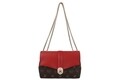 Geanta Beverly Hills Polo Club, 623, piele ecologica, maro/rosu