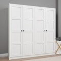Dulap pentru haine, Miwood, Lucas 1600-87, Alb