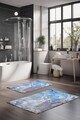 Set covorase de baie, Cartwright, CT-5028, Poliester, Multicolor