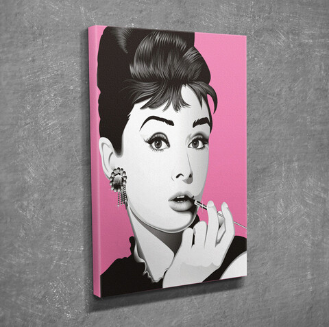 Tablou decorativ, dc226, canvas, lemn, multicolor