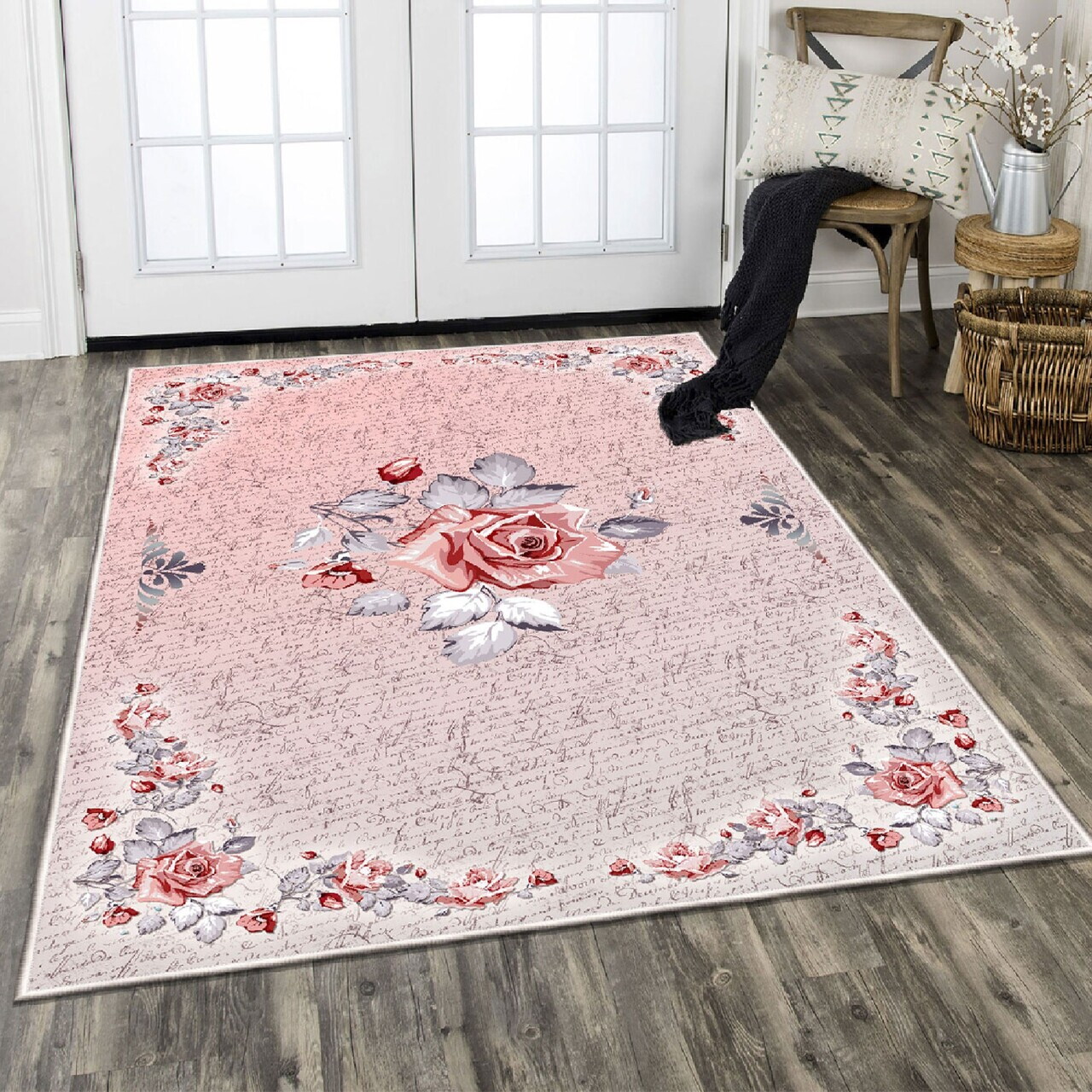 Covor Els1849 80x120 cm Catifea Multicolor