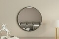 Oglinda decorativa, Siam, Ozze, 60x60x2.2 cm, MDF , Alb