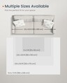 Covor antiderapant Songmics Boho, 120x170 cm, lavabil la masina, poliester, gri deschis