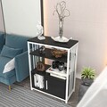 Corp biblioteca, Zena Home, Letos, 60x80x29.6 cm, PAL, Antracit/Alb